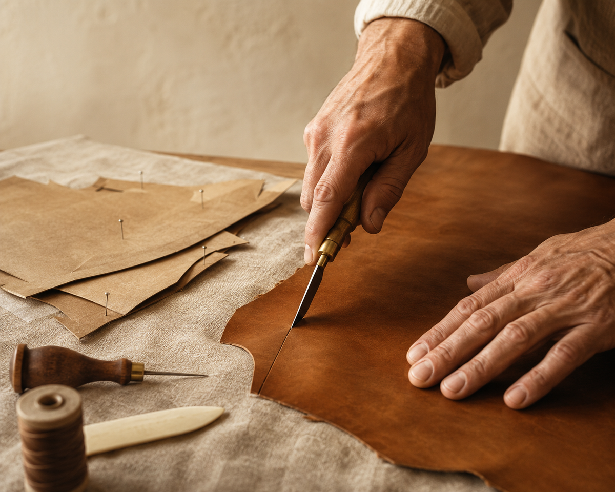 One pattern, cut by hand