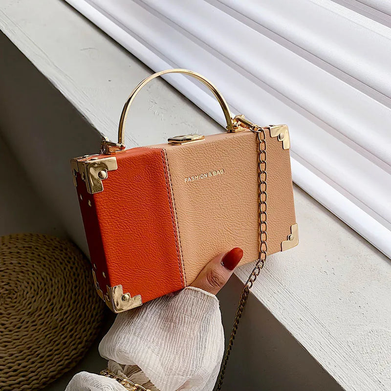 Structured Square Shoulder Tote