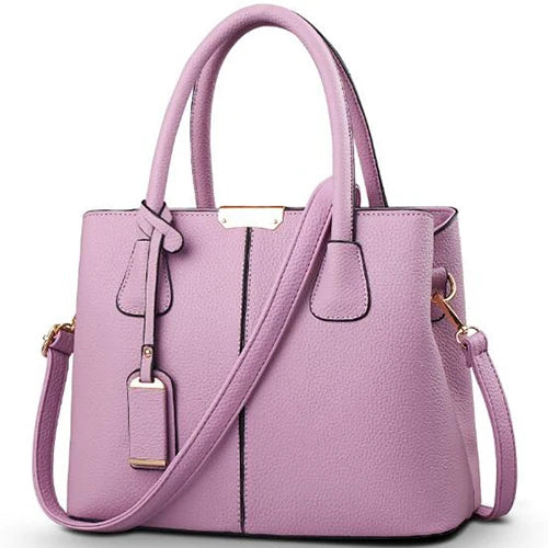 Spacious Multi-Pocket Satchel Handbag