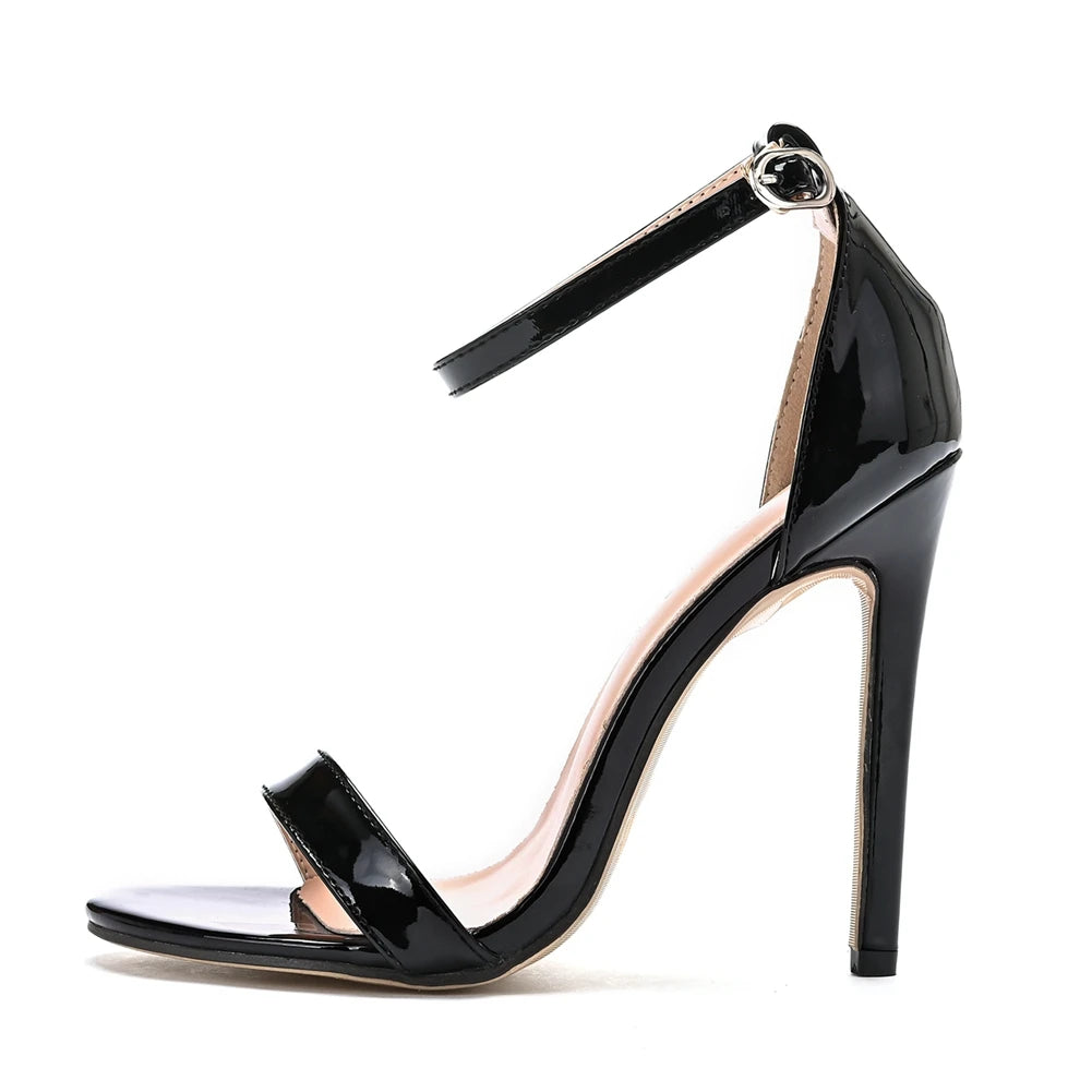 Crystal Open Toe Heel Sandals