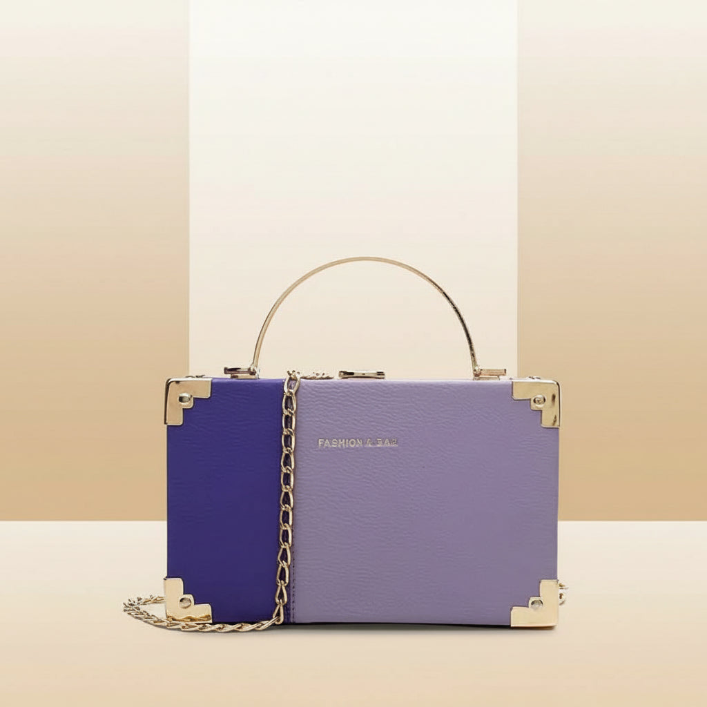 Structured Square Shoulder Tote