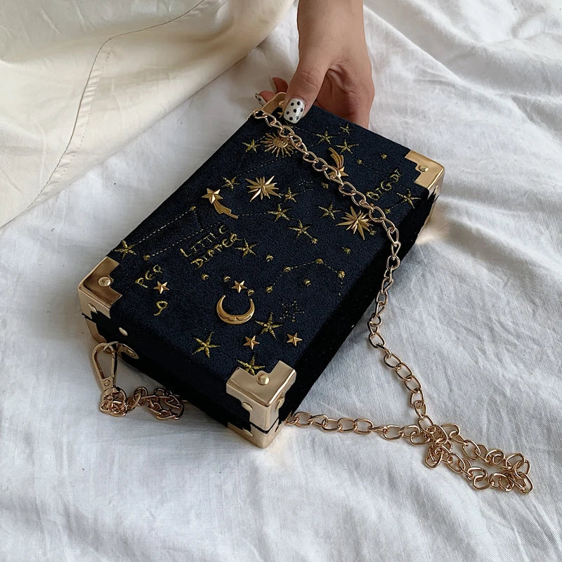 Geometric PU Shoulder Handbag
