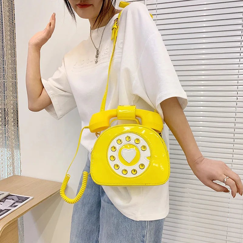Cartoon Print Shoulder Handbag