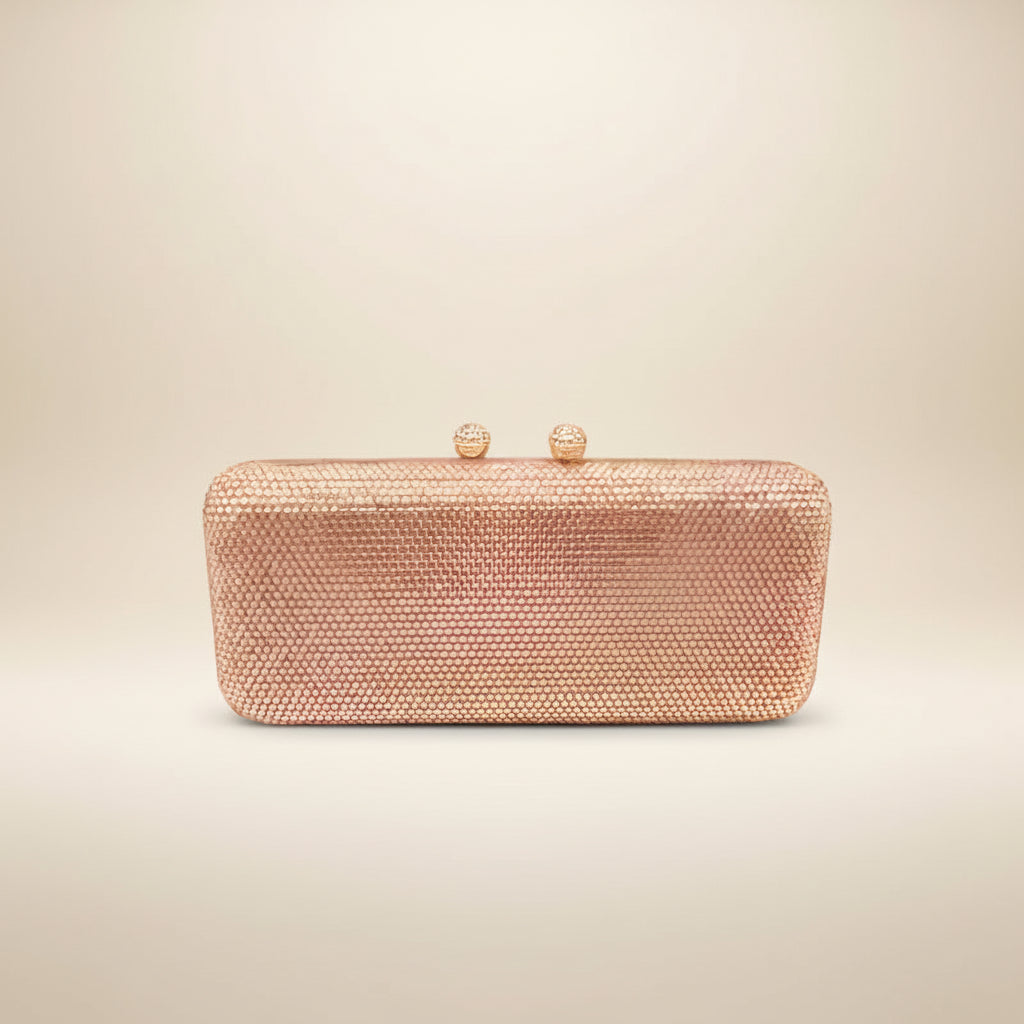 Diamond Embellished Evening Clutch Bag