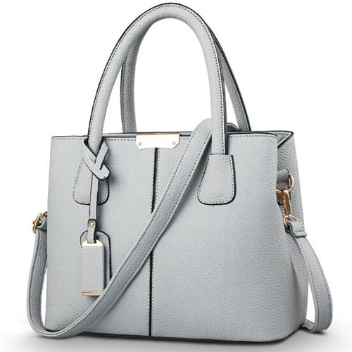 Spacious Multi-Pocket Satchel Handbag