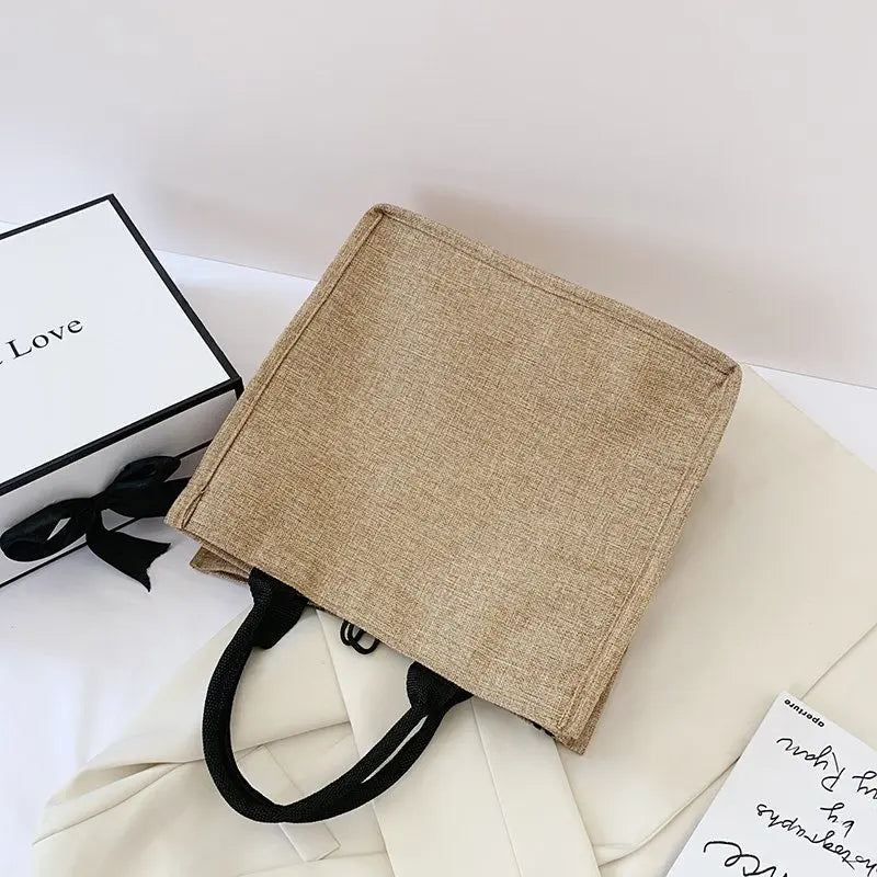 Chemical-Free Canvas Tote Handbag