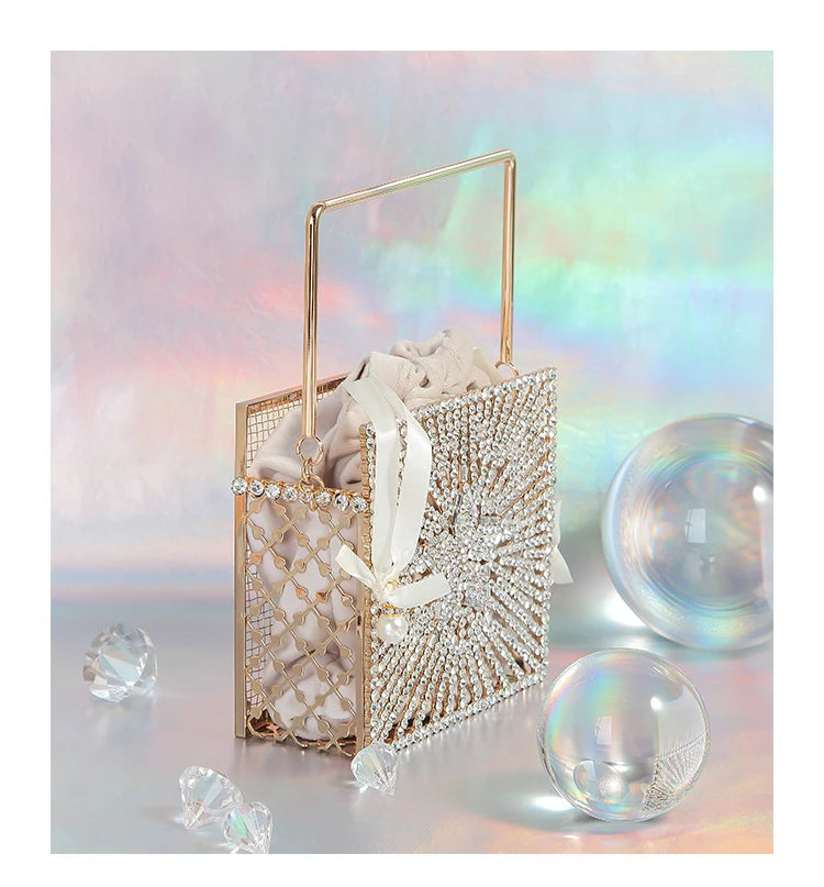 String Closure Crossbody Shoulder Bag
