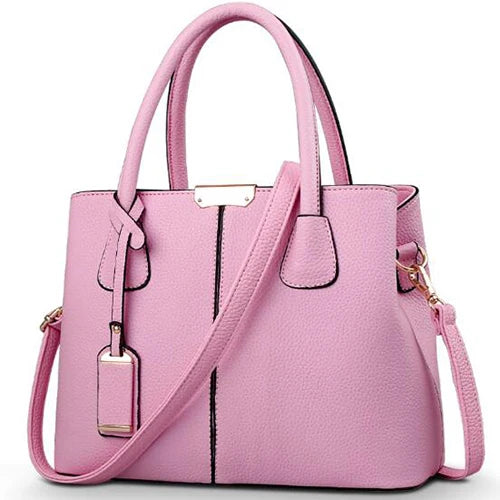 Spacious Multi-Pocket Satchel Handbag