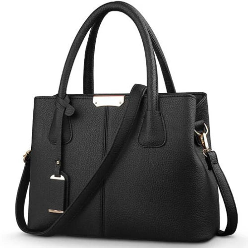 Spacious Multi-Pocket Satchel Handbag