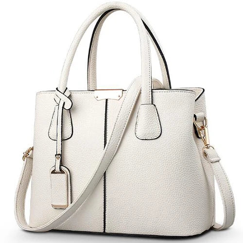 Spacious Multi-Pocket Satchel Handbag