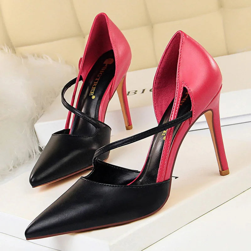 Super High Pointed Toe Sandals