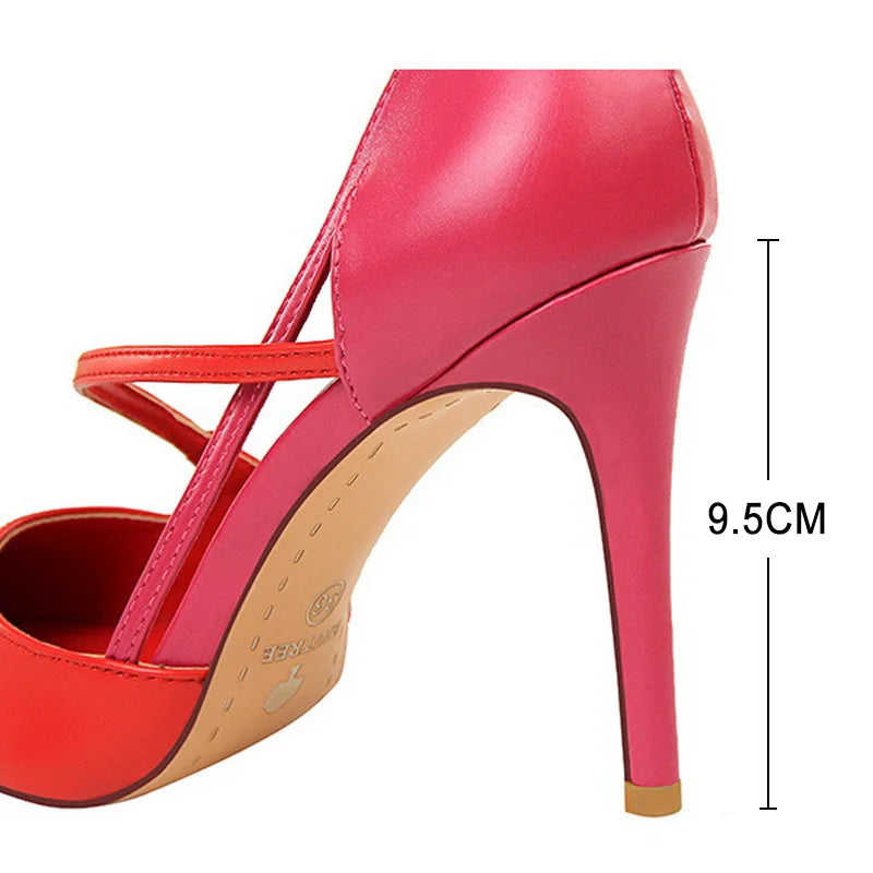 Super High Pointed Toe Sandals