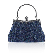 Gianna YYW Vintage Hobo Bag - Floral Diamond Polyester Handbag