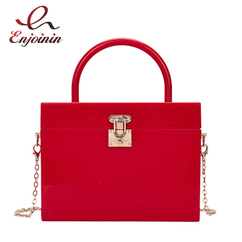 Structured Square Shoulder Handbag