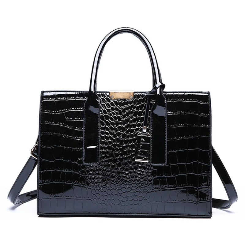 Functional PU Satchel Handbag