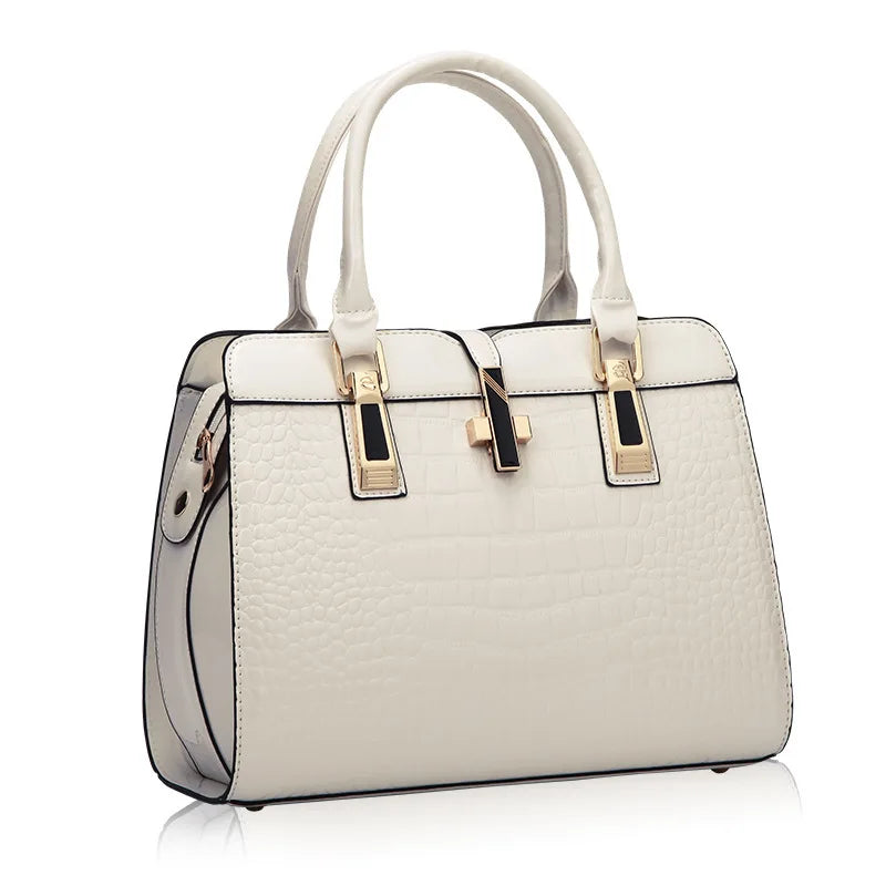 Patent Leather Sequin Tote