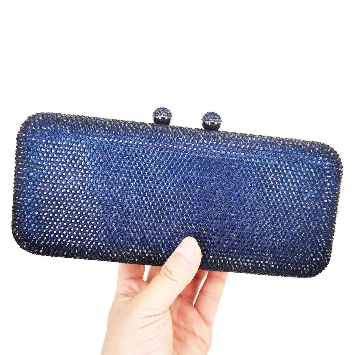 Diamond Embellished Evening Clutch Bag