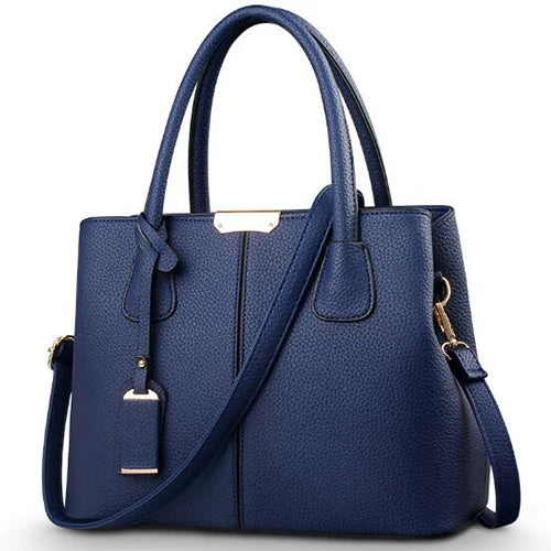 Spacious Multi-Pocket Satchel Handbag