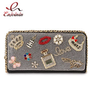 Selena ENJOININ Square Coin Purse - Compact PU Leather Wallet
