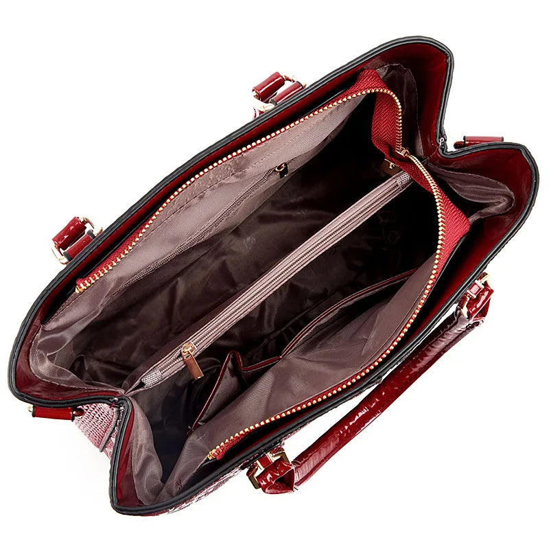 Multi-Pocket Everyday Tote Handbag