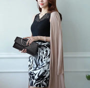 Ivy Alligator Pattern PU Clutch - ANAWISHARE Designer Evening Bag