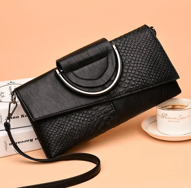 Alligator Pattern Evening Clutch