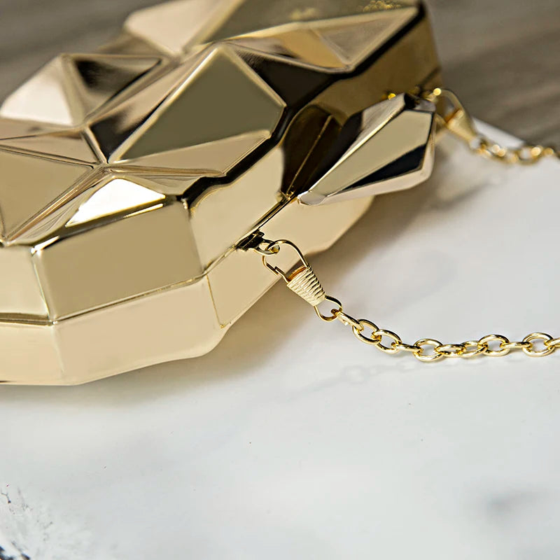 Diamond Lattice Flap Handbag