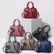 Olivia Yogodlns Satchel - Multi-Pocket PU Handbag