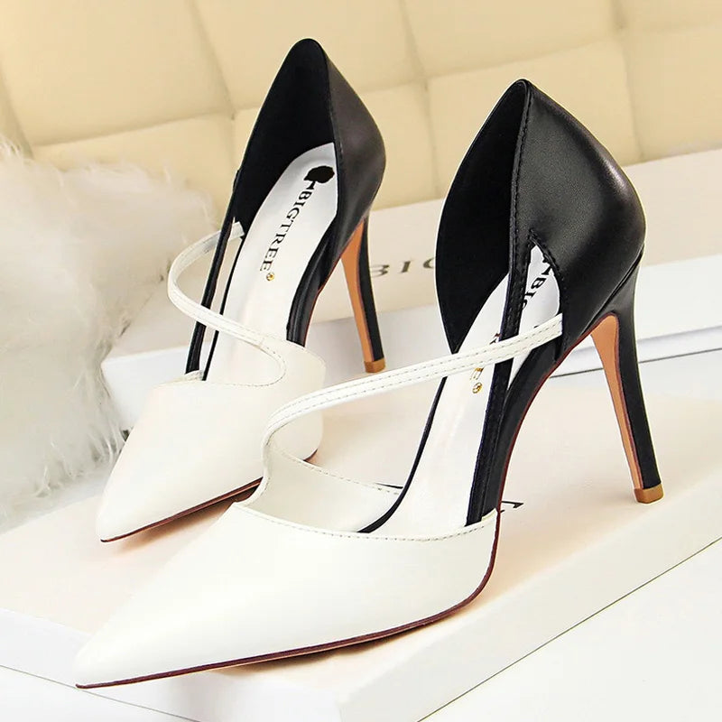 Super High Pointed Toe Sandals