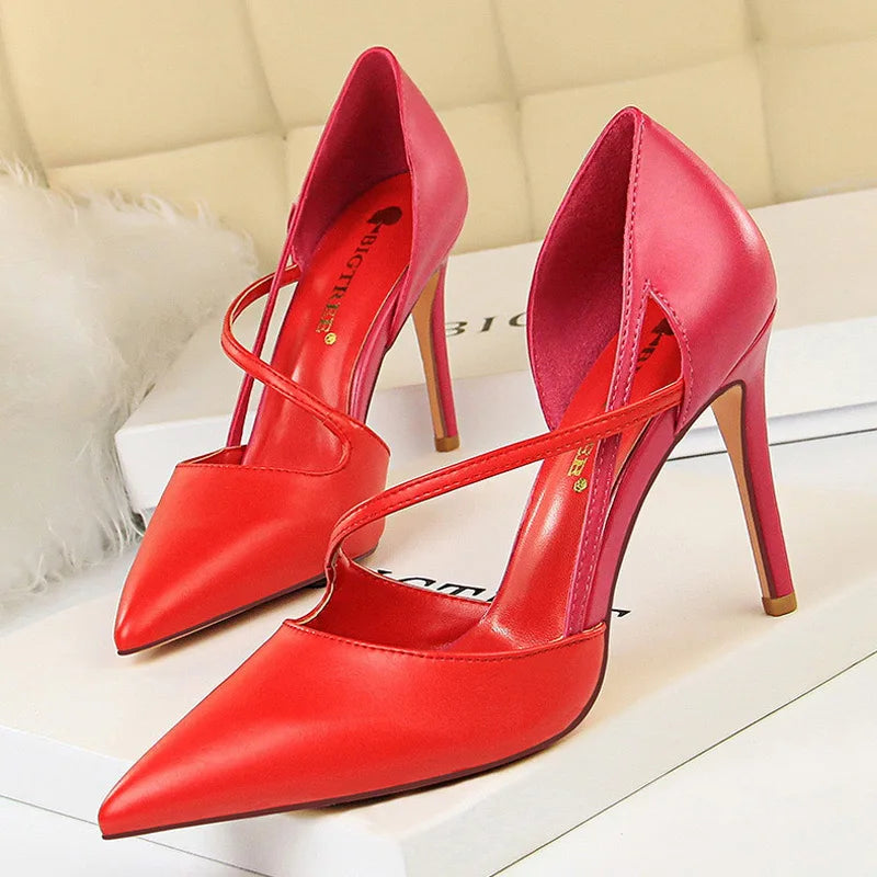 Super High Pointed Toe Sandals