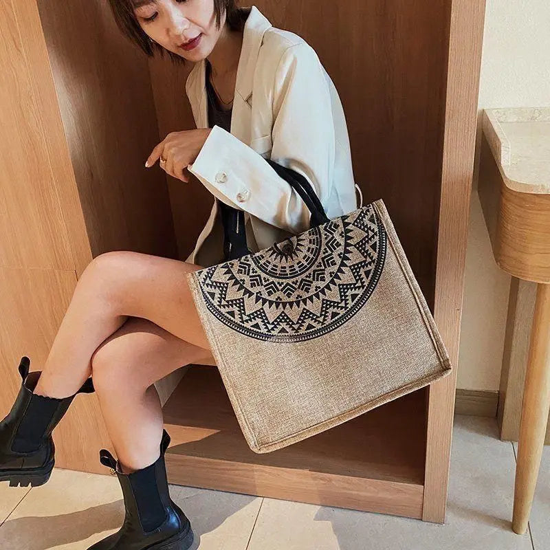 Chemical-Free Canvas Tote Handbag