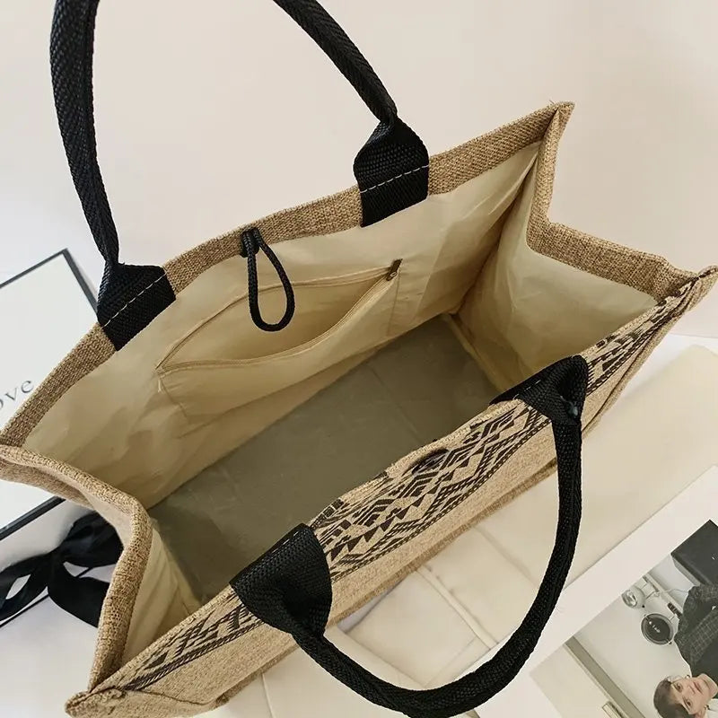 Chemical-Free Canvas Tote Handbag