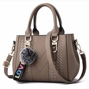 Olivia Yogodlns Satchel - Multi-Pocket PU Handbag