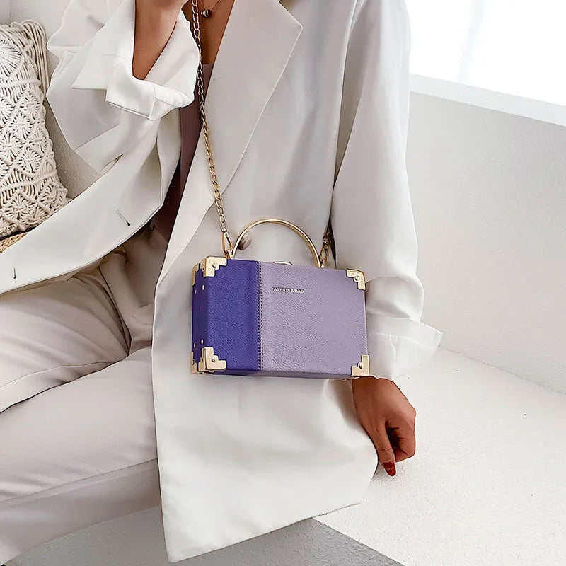 Structured Square Shoulder Tote