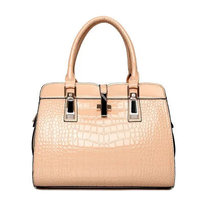 Patent Leather Sequin Tote