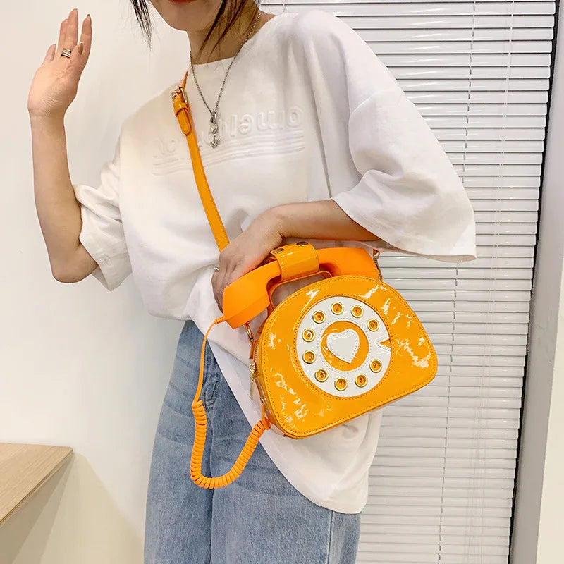 Cartoon Print Shoulder Handbag