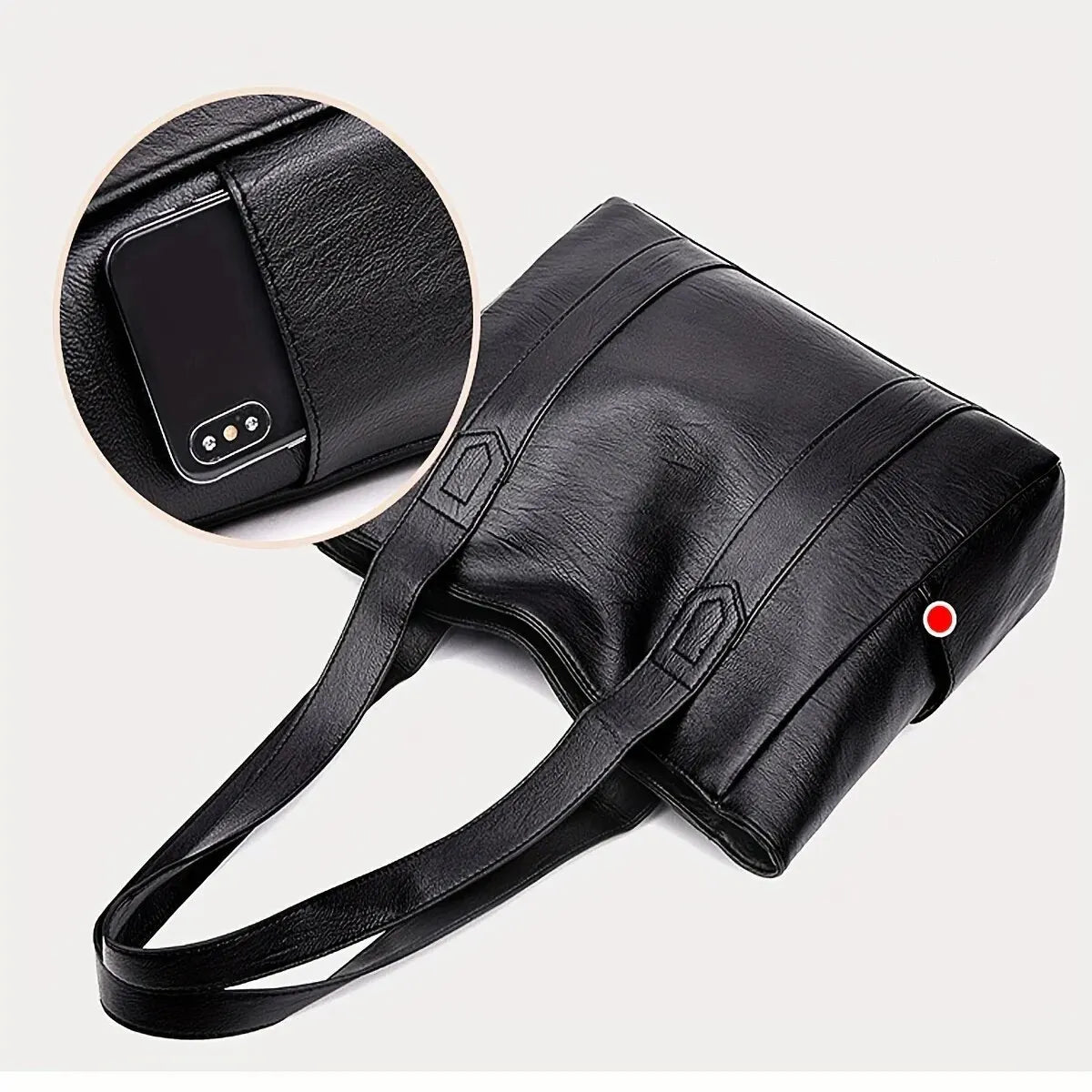 Chemical-Free Vintage Tote Handbag