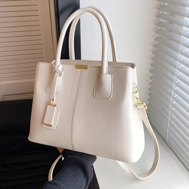 Spacious Multi-Pocket Satchel Handbag