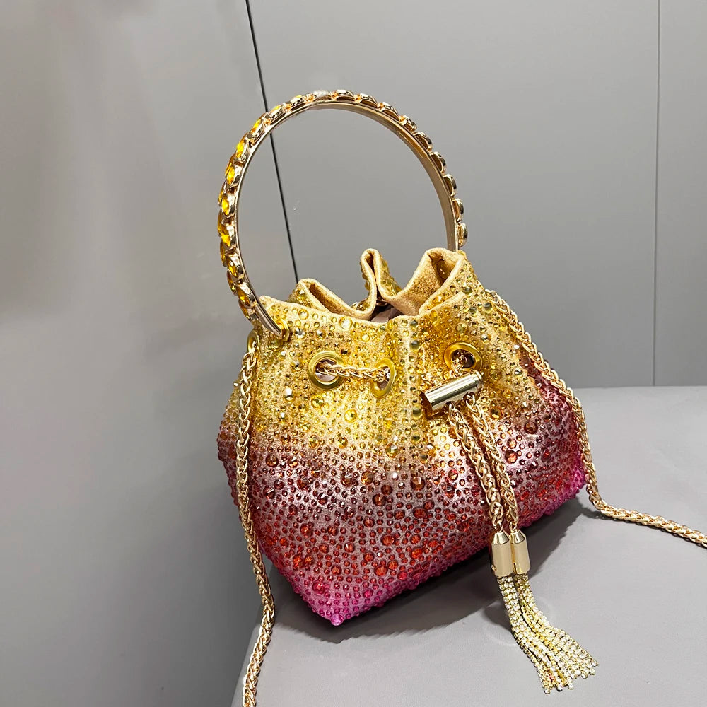 Colorful PU Structured Handbag