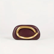 Aubrey Microfiber Leather Clutch - Sleek Party Handbag