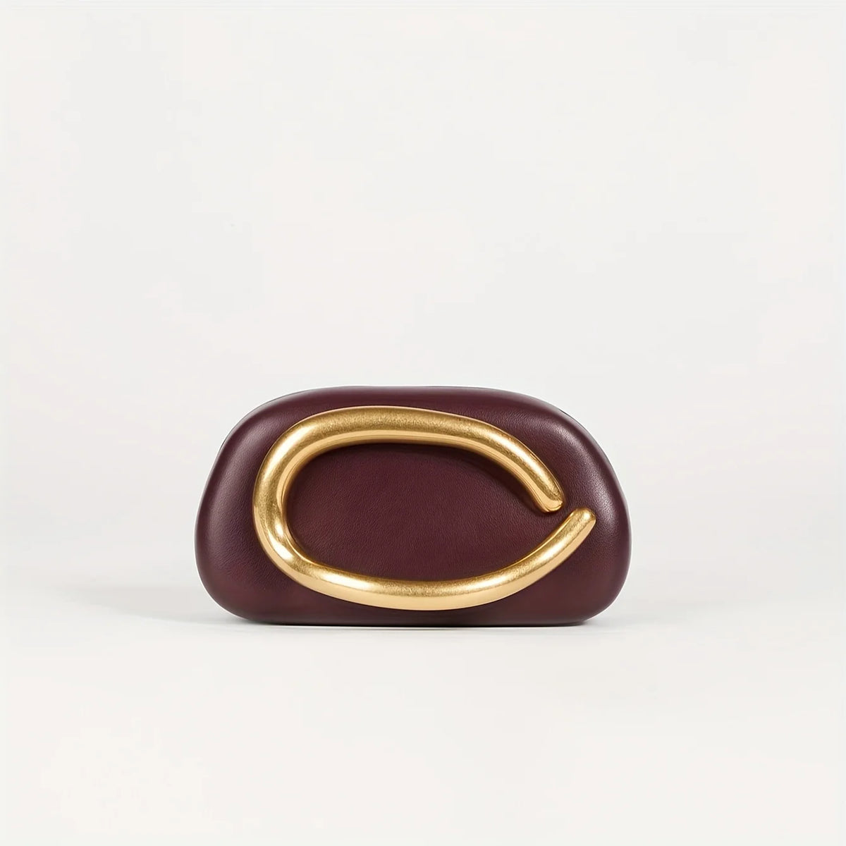 Microfiber Structured Party Clutch Bag