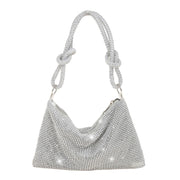 Eleanor MOJOYCE Metallic Saddle Bag - Multi-Pocket Designer Handbag