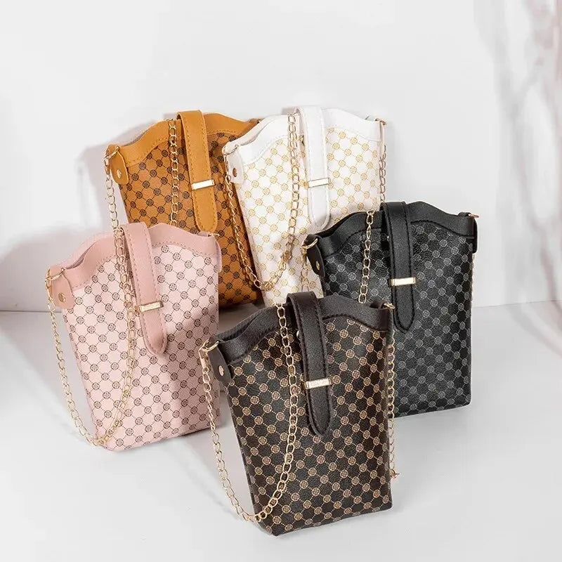 Transparent PVC Bucket Messenger Bag