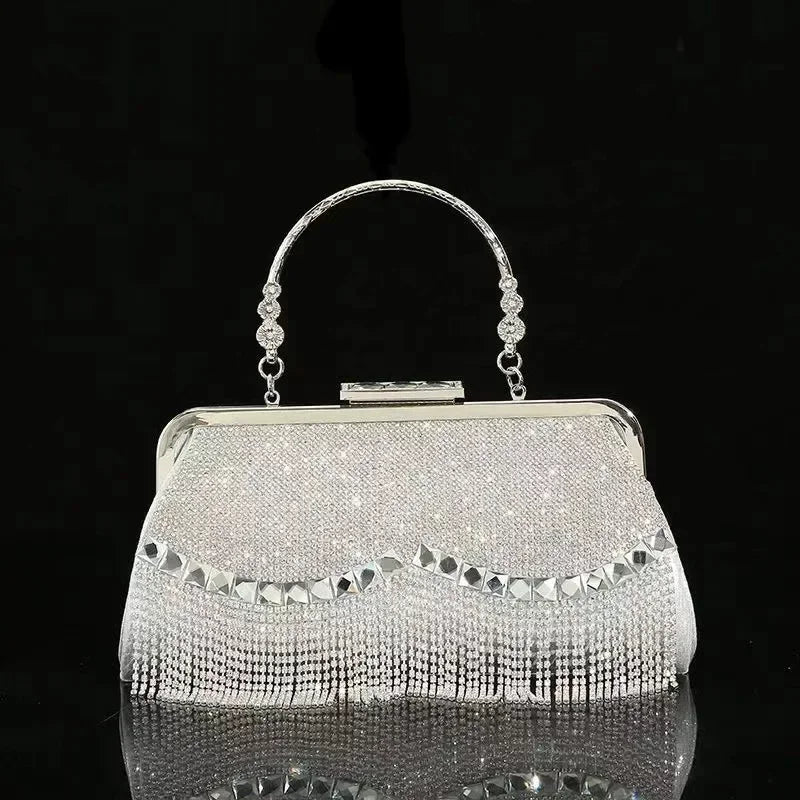 Diamond Vintage Minaudiere Clutch Bag