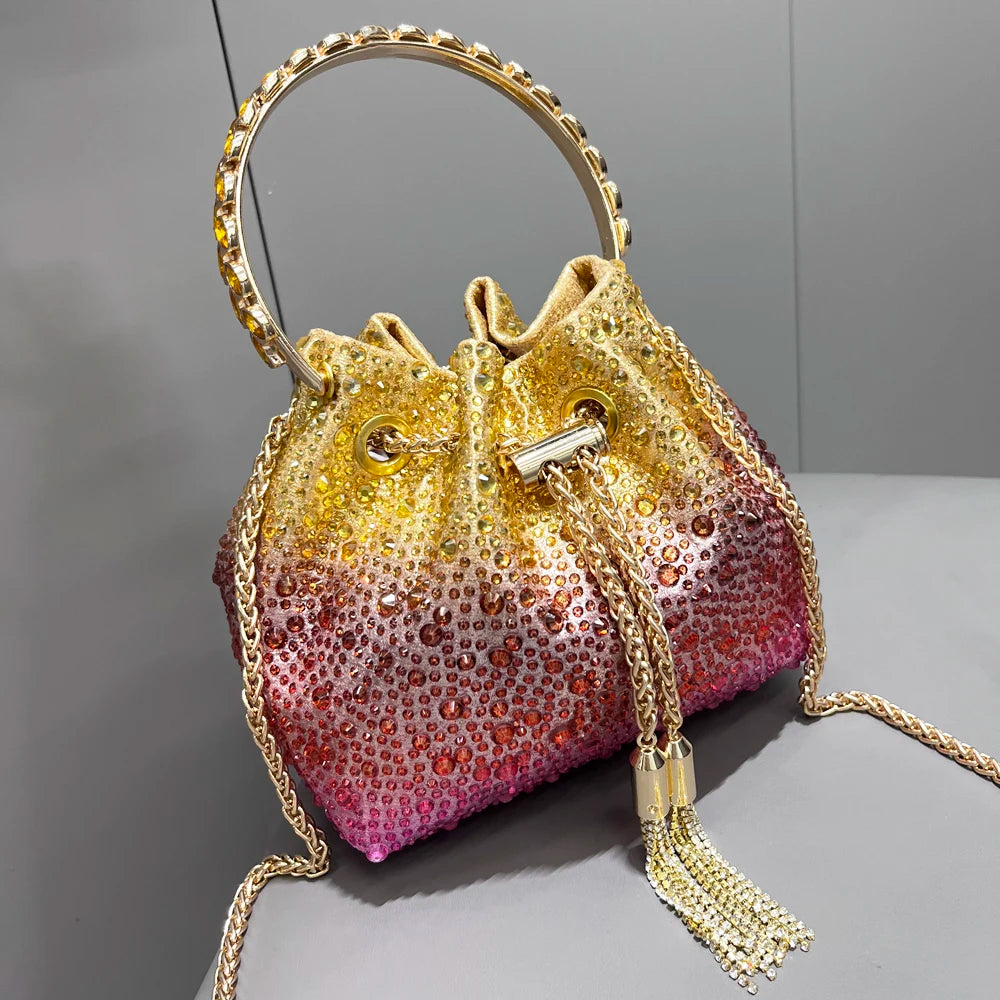 Colorful PU Structured Handbag