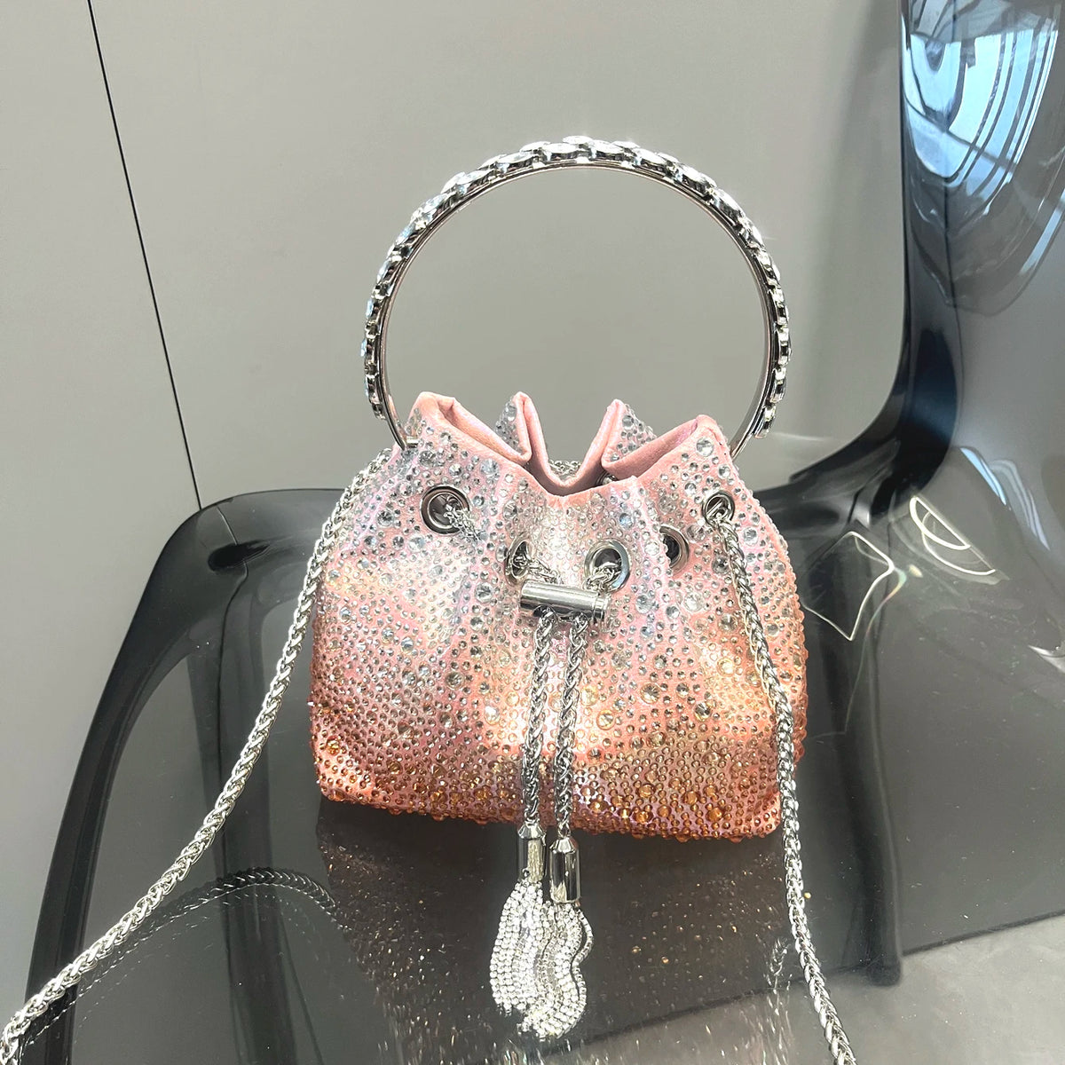 Colorful PU Structured Handbag