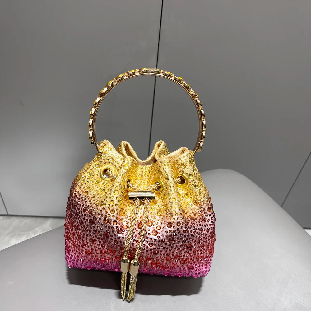 Colorful PU Structured Handbag