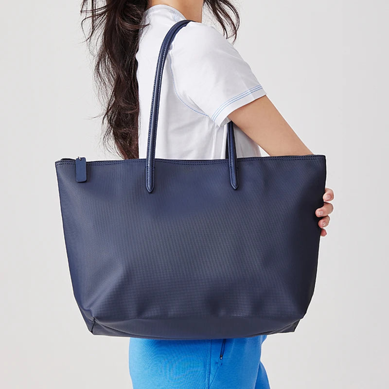 Multi-Pocket Transparent PVC Tote
