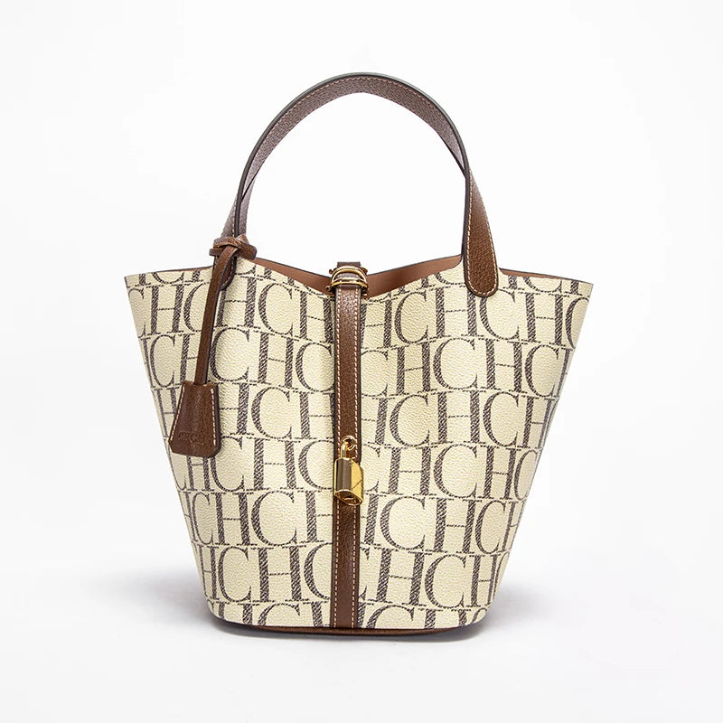 Sequined Letter Pattern Tote Bag