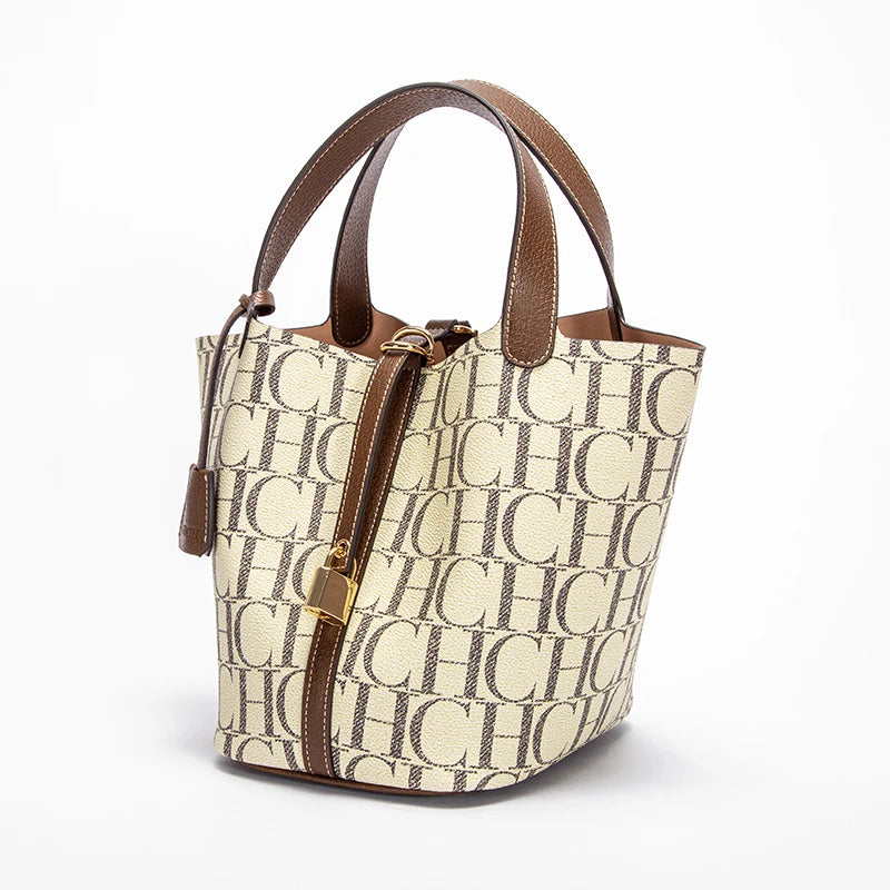Sequined Letter Pattern Tote Bag